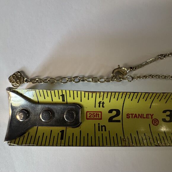 Kendra Scott Kellie long station necklace Ivory mother of pearl Gold tone 38” - Picture 10 of 10